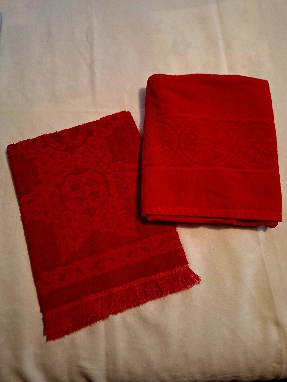 Vintage Red Towel Group